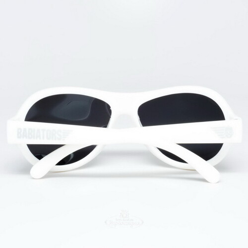 Детские солнцезащитные очки Babiators Polarized. Шалун, 0-2 лет, белый, чехол Babiators