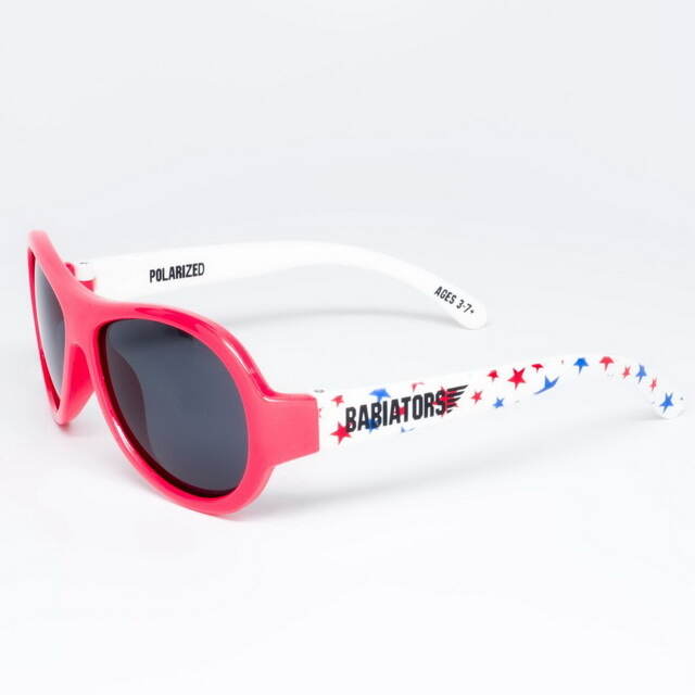 Детские солнцезащитные очки Babiators Polarized. Звёздочки, 3-5 лет, чехол Babiators (Бэбиаторс)