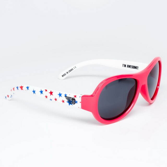 Детские солнцезащитные очки Babiators Polarized. Звёздочки, 3-5 лет, чехол Babiators (Бэбиаторс)