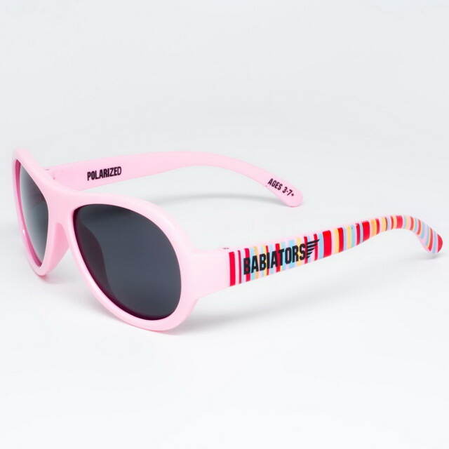 Детские солнцезащитные очки Babiators Polarized. Радуга, 0-2 лет, чехол Babiators (Бэбиаторс)
