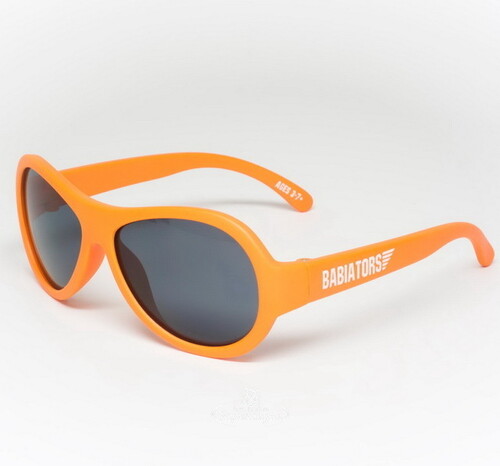 Детские солнцезащитные очки Babiators Original Aviator. Ух ты!, 0-2 лет, оранжевый Babiators