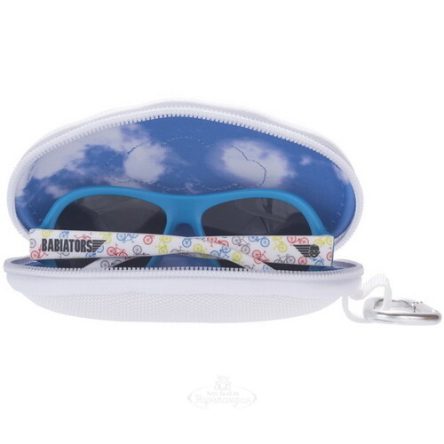 Детские солнцезащитные очки Babiators Polarized. Дело в колесах, 3-5 лет, чехол Babiators