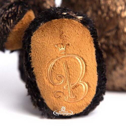 Мягкая игрушка Медведь БернАрт 34 см золотой металлик Budi Basa