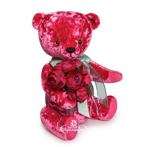 Мягкая игрушка Медведь БернАрт 30 см розовый Budi Basa