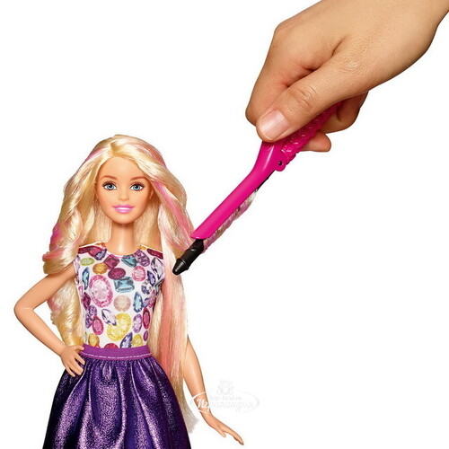 Кукла Барби Цветные локоны 29 см Mattel