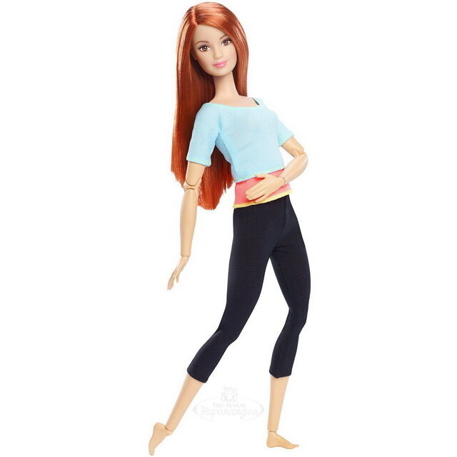 Кукла Барби - Безграничные движения - рыжая 29 см Mattel