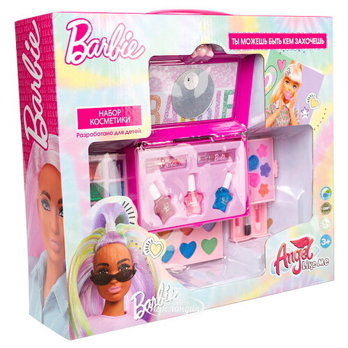 Большой набор детской декоративной косметики - Сундучок Barbie Angel Like Me