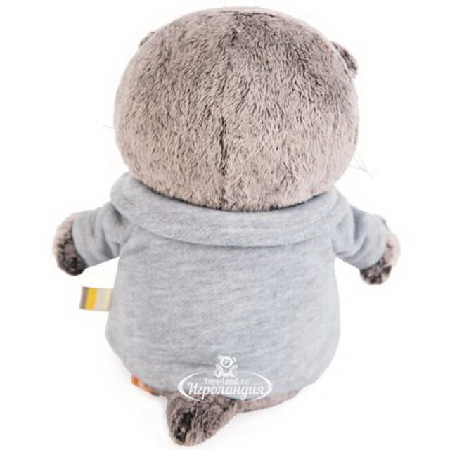 Мягкая игрушка Кот Басик Baby в сером пиджачке 20 см Budi Basa