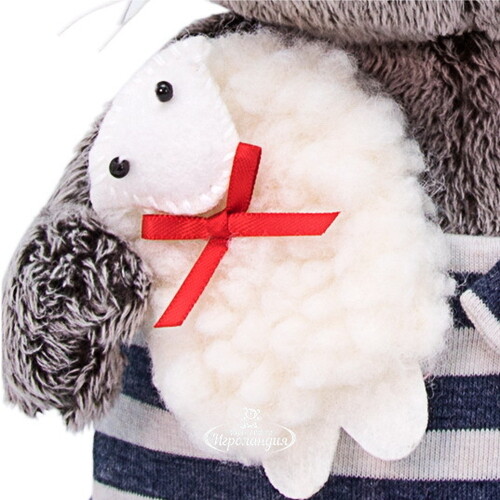 Мягкая игрушка Кот Басик Baby с овечкой 20 см Budi Basa