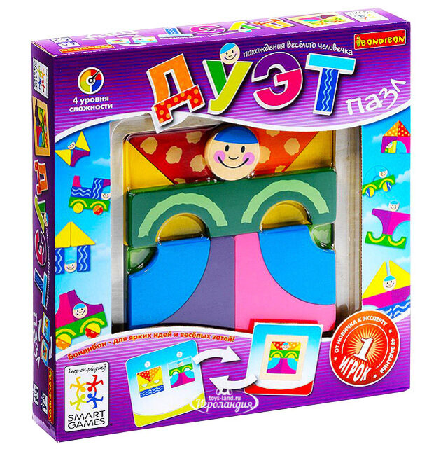Логическая  игра "Дуэт пазл" Bondibon