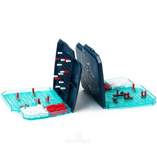Настольная игра Морской бой 3D с чемоданчиками Bondibon