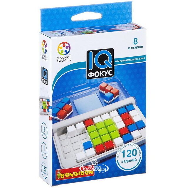 Игра - головоломка IQ-Фокус (120 заданий) Bondibon