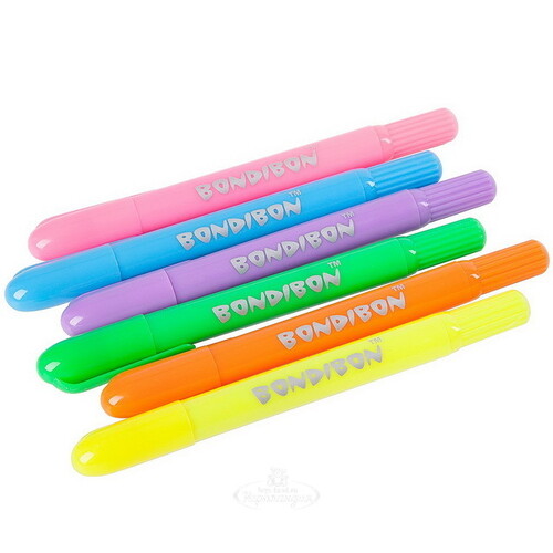 Гелевые карандаши Я рисую 6 цветов в цветном корпусе Bondibon