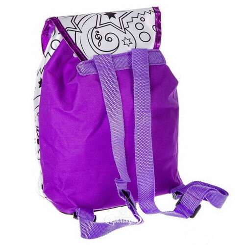 Рюкзак для раскрашивания с пайетками Диско 30*29 см Bondibon