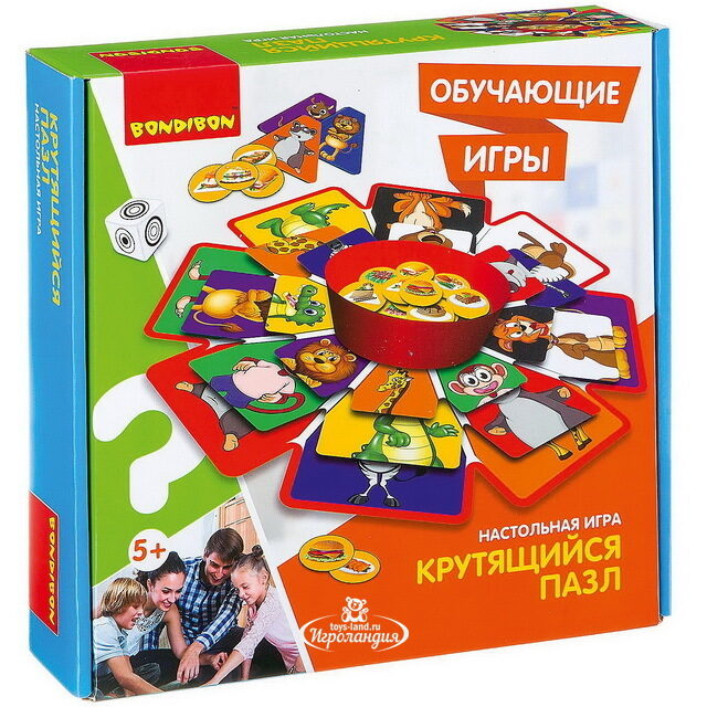 Настольная игра Крутящийся пазл Bondibon (Бондибон)