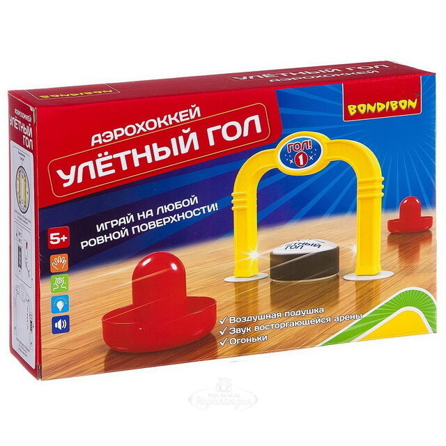 Развлекательная игра Аэрохоккей Улетный гол Bondibon