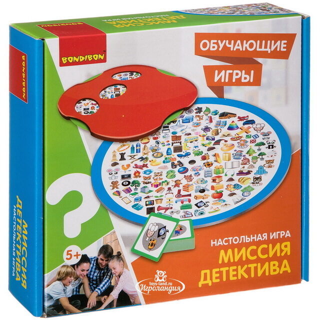Настольная игра Миссия детектива Bondibon