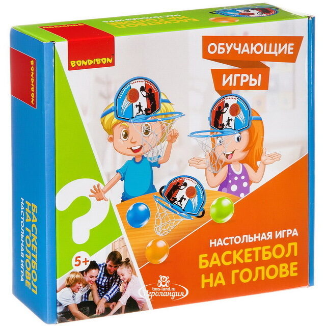 Активная игра Баскетбол на голове Bondibon