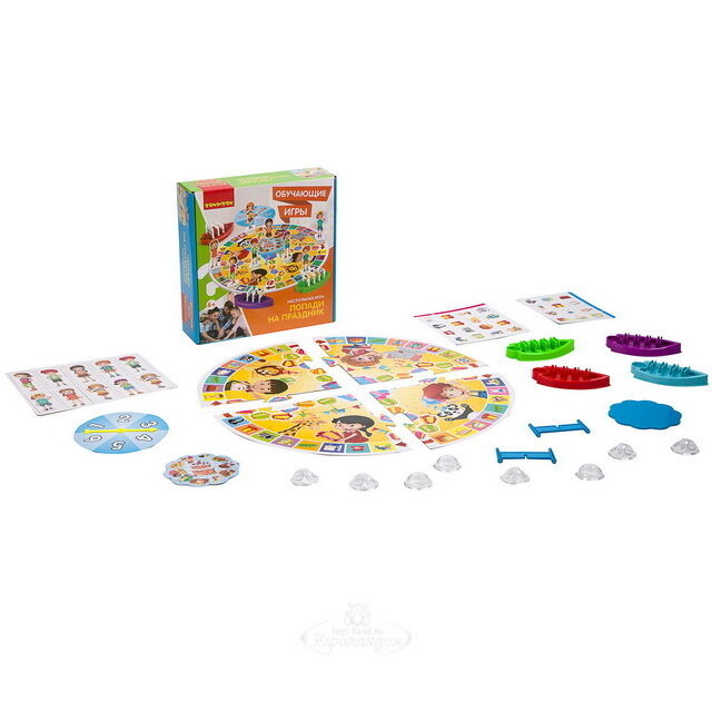 Настольная игра-ходилка Попади на праздник Bondibon (Бондибон)