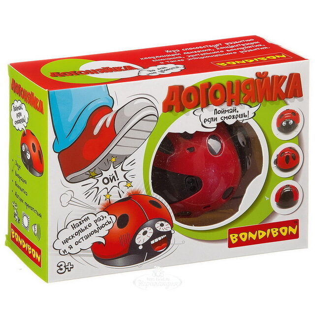 Активная игра для детей Догоняйка - Божья коровка Bondibon