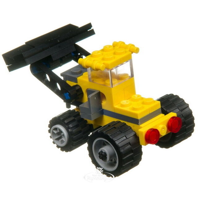 Конструктор Стройка - Бульдозер 54 детали Bondibon (Бондибон)