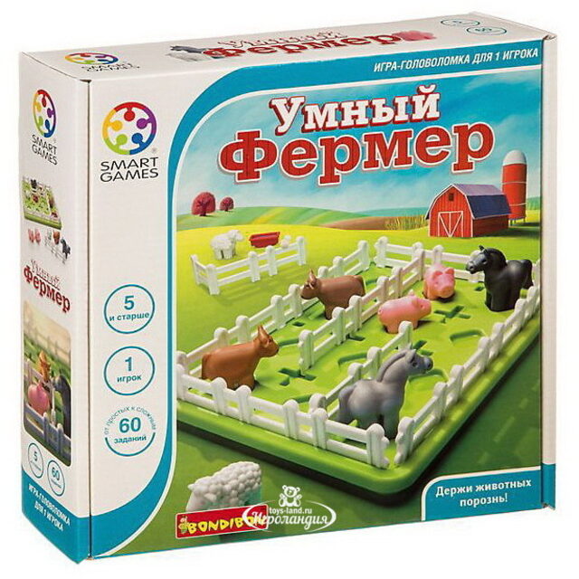 Логическая игра Умный фермер Bondibon (Бондибон)