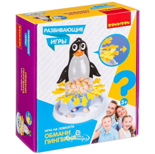 Настольная игра-балансир Обмани пингвина Bondibon