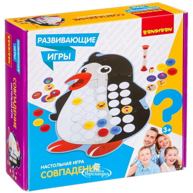 Настольная игра-мемо Совпадение Bondibon (Бондибон)