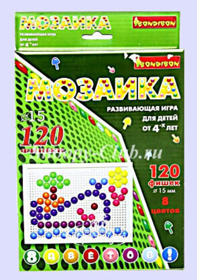 Мозаика  Bondibon, 120 деталей Bondibon