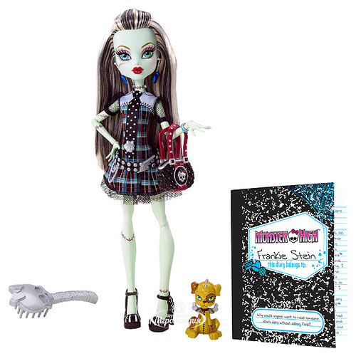 Кукла Фрэнки Штейн базовая с питомцем 26 см (Monster High) Mattel
