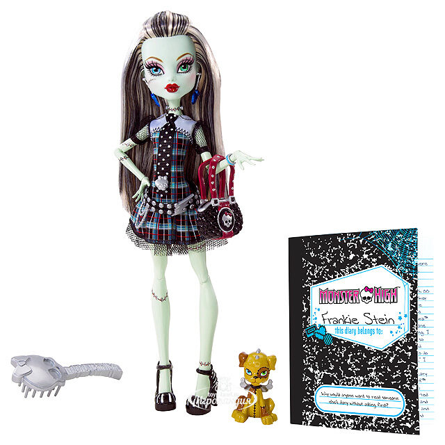 Кукла Фрэнки Штейн базовая с питомцем 26 см (Monster High) Mattel