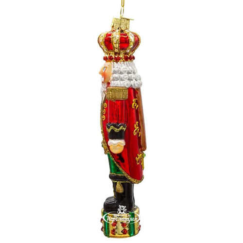 Стеклянная елочная игрушка Щелкунчик - Чудо Фламандского Двора 18 см, подвеска Kurts Adler