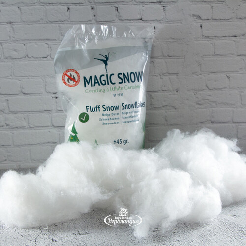 Искусственный снег в хлопьях Magic Snow Eco: Пушистые Хлопья 45 г Peha
