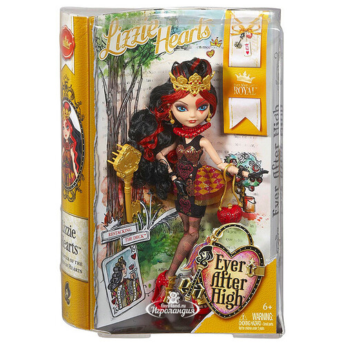 Кукла Лиззи Хартс базовая первый выпуск (Ever After High) Mattel