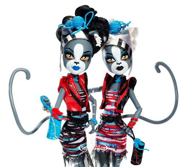 Набор кукол Пурсефона и Мяулодия Зомби Шейк 26 см (Monster High) Mattel