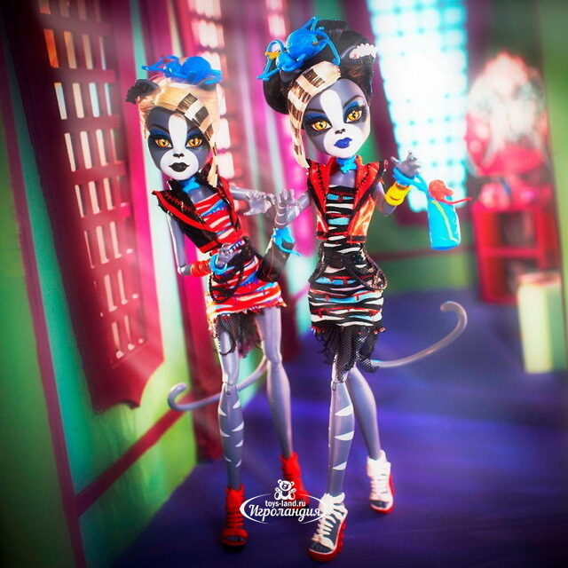 Набор кукол Пурсефона и Мяулодия Зомби Шейк 26 см (Monster High) Mattel