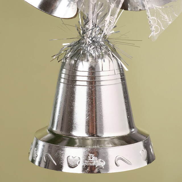 Елочное украшение Колокольчики 20 см серебряный Snowhouse