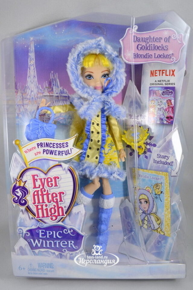 Кукла Блонди Локс Заколдованная Зима 26 см (Ever After High) Mattel