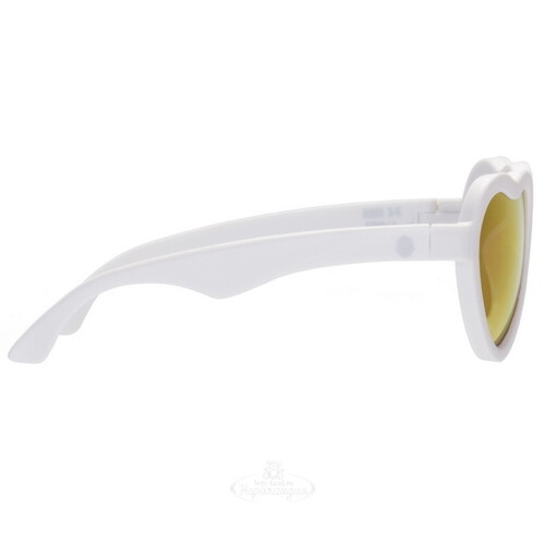 Детские солнцезащитные очки Babiators Polarized Hearts Влюбляшка, 3-5 лет, белые Babiators