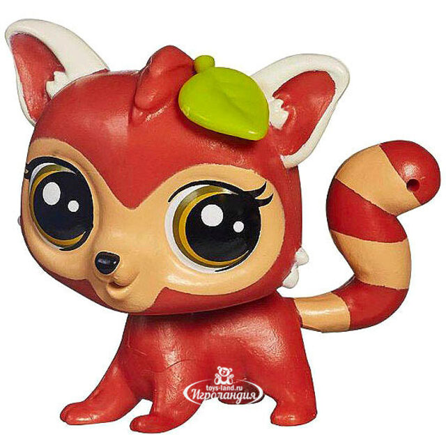 Зверюшка Красный Енот 5 см Littlest Pet Shop Hasbro (Хасбро)