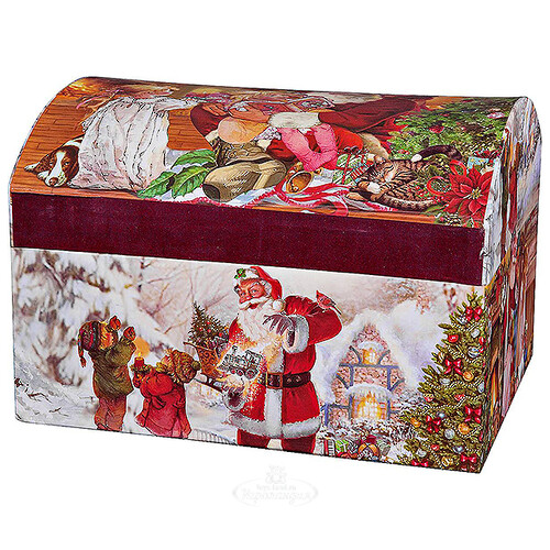 Подарочная коробка Новогодний сундучок 25*17*17 см Mister Christmas