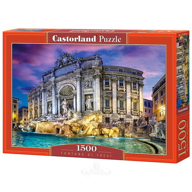 Пазл Фонтан Треви, 1500 элементов Castorland (Касторлэнд)