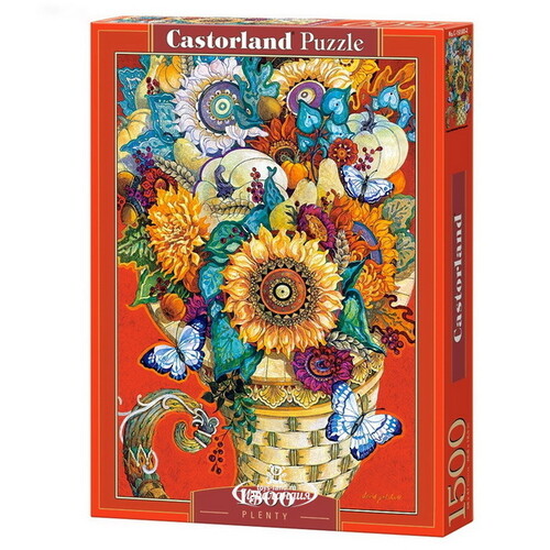 Пазл Живопись - Цветы, 1500 деталей Castorland