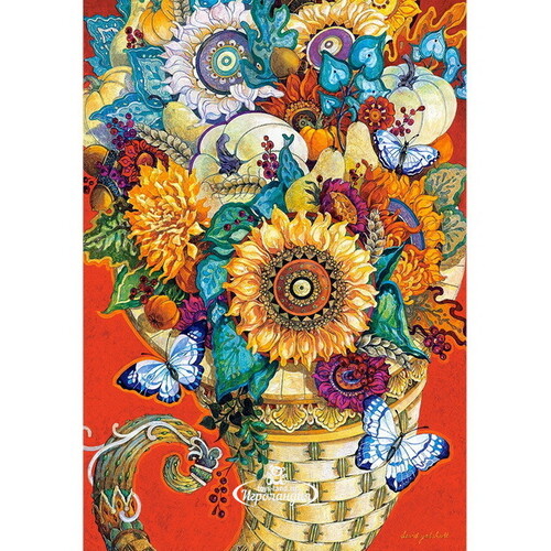 Пазл Живопись - Цветы, 1500 деталей Castorland