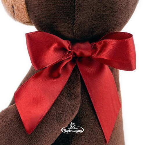 Мягкая игрушка Медведь Choco с сердцем 15 см, Orange Choco&Milk Orange Toys
