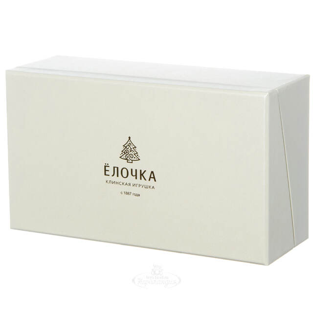 Набор стеклянных елочных игрушек Времена года 8.5 см, 4 шт, подвеска Фабрика Елочка