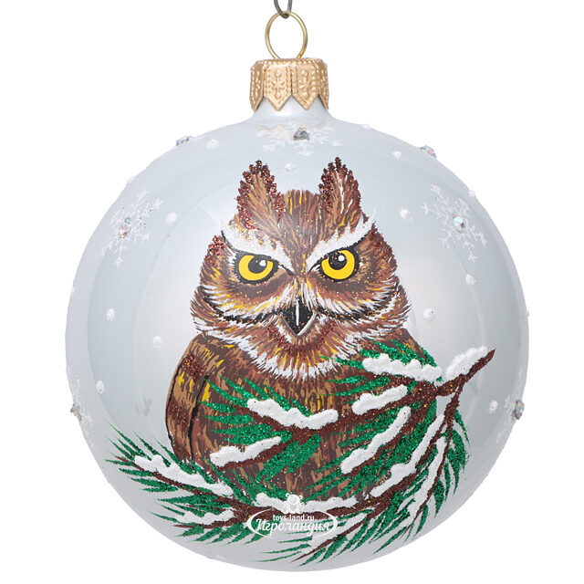 Набор стеклянных елочных шаров Лесная Сказка 5-9 см, 13 шт Фабрика Елочка