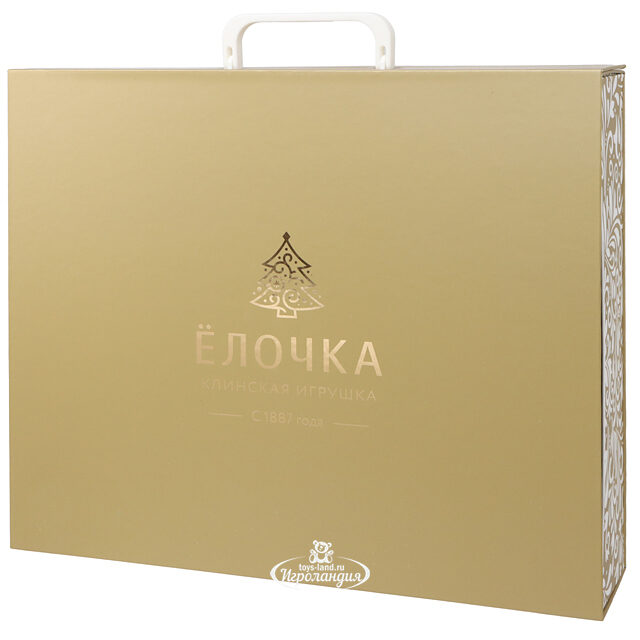 Набор стеклянных елочных шаров Лесная Сказка 5-9 см, 13 шт Фабрика Елочка