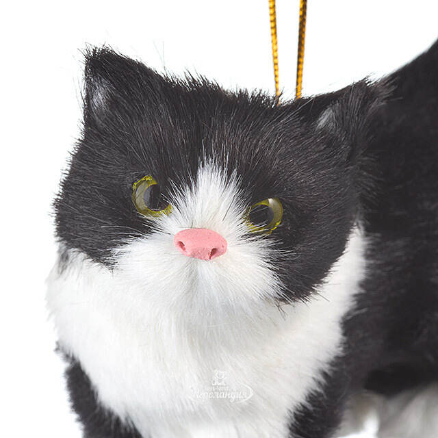 Елочная игрушка Кот Феликс - Пушистый Друг 11 см Kurts Adler (Куртс Адлер)