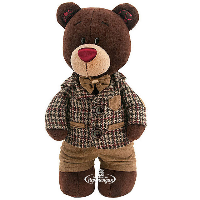 Мягкая игрушка Медведь Choco в клетчатом пиджаке 30 см, Orange Choco&Milk Orange Toys (Орандж Тойс)
